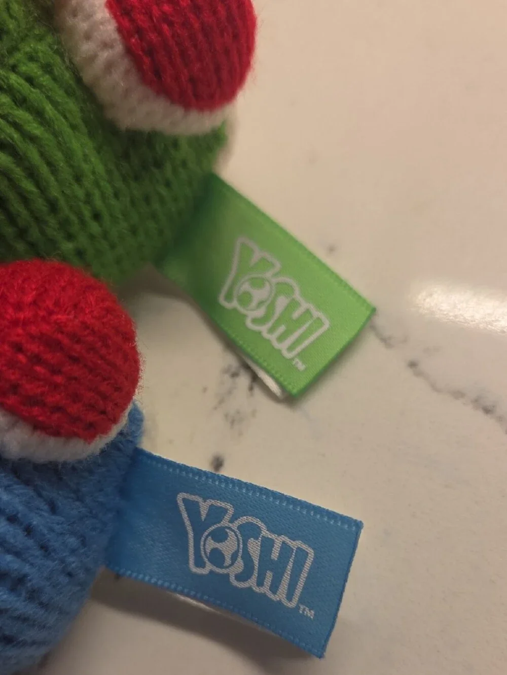 4 Nintendo Plush Characters Set - Green Yoshi, Blue Yoshi & Mario